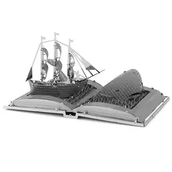 پازل سه بعدی فلزی Moby Dick Book Sculpture