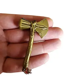 جاکلیدی فلزی تبر ثور THOR (طلایی)