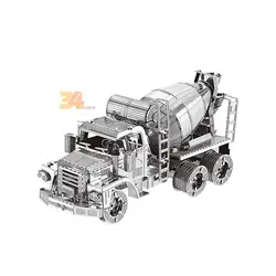 پازل فلزی سه بعدی ماشین بتن میکسر