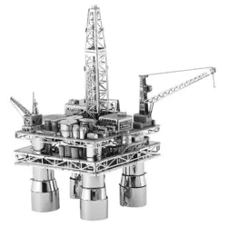 پازل فلزی سه بعدی OFFSHORE OIL RIG &amp; OIL TANKER
