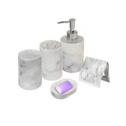 ست روشویی لیمون طرح ماربل