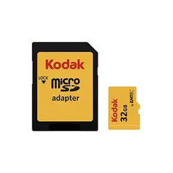 مموری میکرو اس دی کداک مدل Kodak Micro SDHC C10 U1 Color 85Mb/s With Adapter - فروش آنلاین لوازم خانگی سی و هفت ده 3710