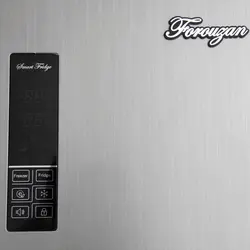 یخچال فریزر فروزان مدل لاکچری نقره ای  FR620 N