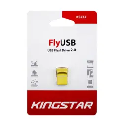 فلش مموری کینگ استار مدل KINGSTAR USB2 KS232 Fly Gold ظرفیت 32 گیگابایت - فروش آنلاین لوازم خانگی سی و هفت ده 3710