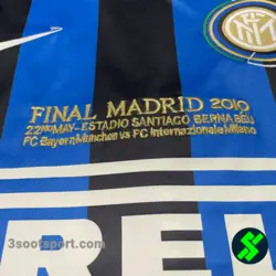 لباس کلاسیک اول اینترمیلان فینال قهرمانی 2010-2009 پیراهن تک