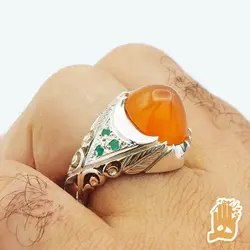 انگشتر فیلی مخراج زمرد