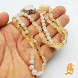 گردنبند زنانه سیترین جواهری