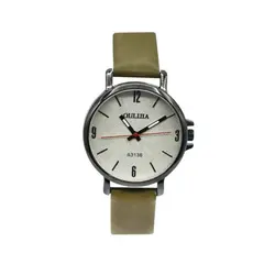 ساعت مچی عقربه ای زنانه oulijia بند سبز