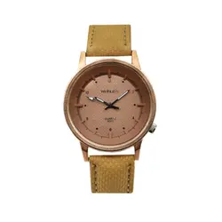 ساعت مچی عقربه ای زنانه ونوس بند زرد