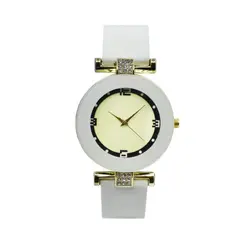ساعت مچی عقربه ای زنانه بند سفید