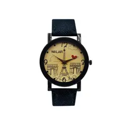 ساعت مچی عقربه ای زنانه والار بند سرمه ای