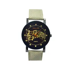 ساعت مچی عقربه ای مردانه والار بند زیتونی