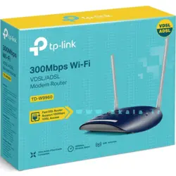 مودم روتر VDSL/ADSL بی‌سیم N300 تی پی -لینک مدل TD-W9960