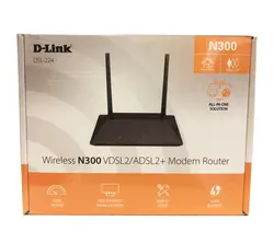 مودم روتر بی سیم ADSL2/VDSL2 دی لینک مدل DSL-224