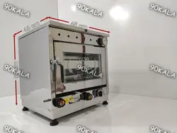 تنور استیل دماسنج و تایمر دار با جوجه گردان (کد398)
