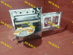 تنور استیل چهارسینی +چدن 38 +تایمر و دماسنج دار   (TG_390)