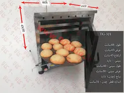 تنور گازی گالوانیزه دو سینی ۹۰ کالا مدل TG-321