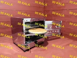 تنور گازی فول استیل دو سینی +سنگ چدن32 (TG-383 )