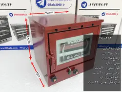 تنور گازی کوره ای قرمز متوسط دو سینی ۹۰ کالا مدل TG-282
