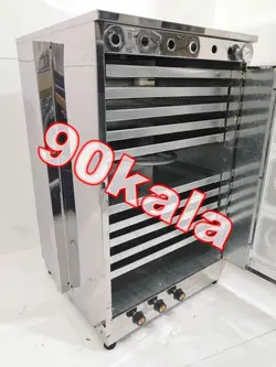 تنور 10 سینی استیل یخچالی با دماسنج (TG-376)