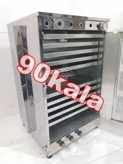 تنور 10 سینی استیل یخچالی با دماسنج (TG-376)
