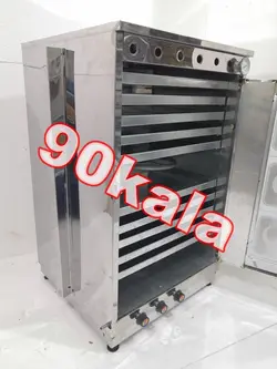 تنور 10 سینی استیل یخچالی با دماسنج (TG-376)
