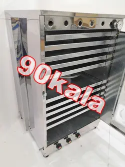 تنور 10 سینی استیل یخچالی با دماسنج (TG-376)