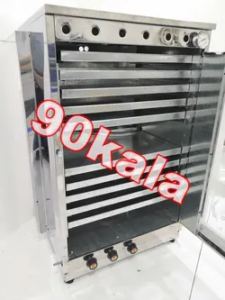 تنور 10 سینی استیل یخچالی با دماسنج (TG-376)