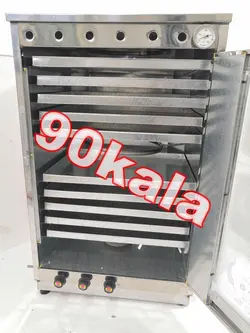 تنور 10 سینی استیل یخچالی با دماسنج (TG-376)