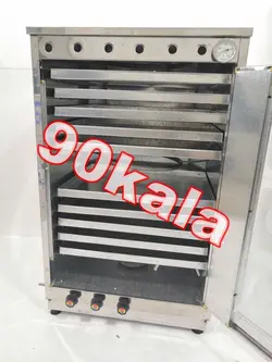 تنور 10 سینی استیل یخچالی با دماسنج (TG-376)