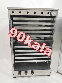 تنور 10 سینی استیل یخچالی با دماسنج (TG-376)