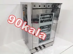 تنور 10 سینی استیل یخچالی با دماسنج (TG-376)
