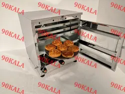 تنور گازی استیل 4سینی +چدن32 TG-374