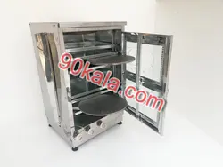 تنور گازی استیل 6 سینی 2 چدن 32 مدل TG-372
