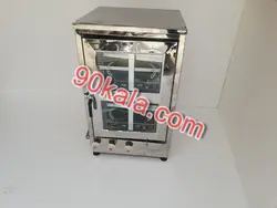 تنور گازی استیل 6 سینی 2 چدن 32 مدل TG-372