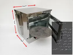 تنور گازی استیل ۹۰ کالا مدل TG-302
