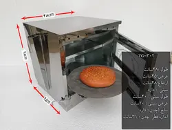 تنور گازی استیل ۹۰ کالا مدل TG-302