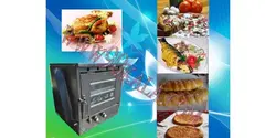 تنور کوره ای مشکی متوسط+جوجه گردان TG-168