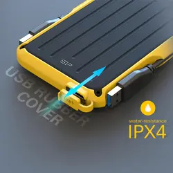 هارد اکسترنال سیلیکون پاور مدل Armor A66 ظرفیت 1 ترابایت