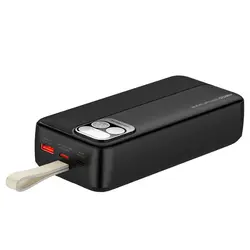 پاوربانک رسی مدل RPB-P37 ظرفیت 20000 میلی آمپر ساعت