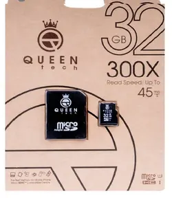 رم میکرو Queen Tech 32G 300X| خرید رم میکرو Queen Tech 32G 300X