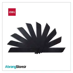 تیغ کاتر بزرگ مشکی دلی 10 عددی