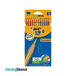 مدادرنگی تراپی کالر ۲ بیک ۱۲ رنگ | BIC TropiColor's2