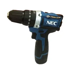 دریل پیچ گوشتی شارژی چکشی بدون زغال ان ای سی (NEC) مدل 1515 – فروشگاه اینترنتی ابزار آنلاین