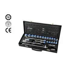 جعبه بکس 24 پارچه اکتیو مدل AC-63224 Active 24PCS Drive Sockets Set Model AC-63224 – فروشگاه اینترنتی ابزار آنلاین