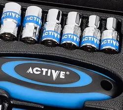 جعبه بکس 40 پارچه اکتیو مدل AC-63240 Active 40PCS Drive Sockets Set Model AC-63240 – فروشگاه اینترنتی ابزار آنلاین