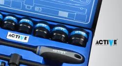جعبه بکس 26 پارچه اکتیو مدل AC-63226 Active 26PCS Drive Sockets Set Model AC-63226 – فروشگاه اینترنتی ابزار آنلاین