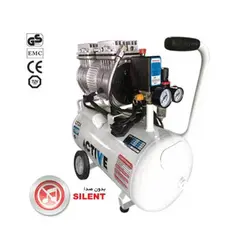 کمپرسور هوای سایلنتی 24 لیتری اکتیو مدل AC-1324S Active Oil-Free Air Compressor Model AC-1324S – فروشگاه اینترنتی ابزار آنلاین