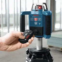 تراز لیزری چرخشی + گیرنده ی لیزر + ریموت کنترل بوش Bosch Rotary Laser+Laser Detector+Remote Control &ndash; فروشگاه اینترنتی ابزار آنلاین