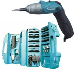 پیچ گوشتی شارژی تاشو ماکیتا مدل 6723DW Makita Cordless Screwdriver 80 pc Bit Set - Green, 6723DW – فروشگاه اینترنتی ابزار آنلاین